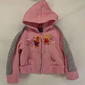 Vintage Y2K 2006 Nick Jr Backyardigans Pink Zip Up Hoodie Jacket Size 3T